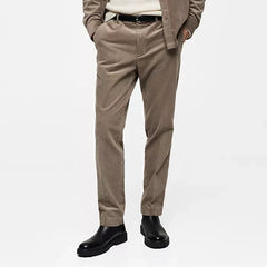 MANGO Men's Slim-Fit Corduroy Pants