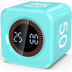 COWVTUJ Pomodoro Timer Cube – Visual Flip Productivity Timer with Presets, Silent & Sound Mode for Study, Work, Kids & ADHD Support