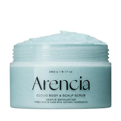 Arencia Fresh Cloud Sea Salt Body & Scalp Scrub - Gentle Exfoliation for Softer, Refreshed Skin and Scalp, Korean Skin Care