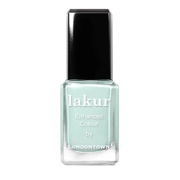 LONDONTOWN lakur Nail Polish Chip-Resistant, Non Toxic, Conditions & Hydrates Nails Glossy Cool Green.