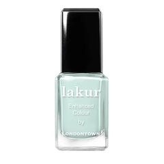 LONDONTOWN lakur Nail Polish Chip-Resistant, Non Toxic, Conditions & Hydrates Nails Glossy Cool Green.