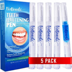 Teeth Whitening Pen Gel Kit – 35% Carbamide Peroxide with Remineralizing Pen for a Brighter, Whiter Smile (Mint Varieties, Multiple Pack Sizes)