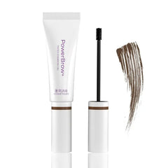 Rumi Cosmetiques PowerBrow+Tinted Eyebrow Gel For Older Women - Defines, Fills, Thickens Brows - 2-in-1 Formula - Natural Color, Quick Fixing, Long-Lasting - Hypoallergenic