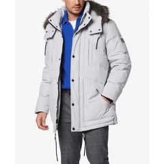 Men's Tremont Down Parka with Faux Fur Trimmed Removable Hood