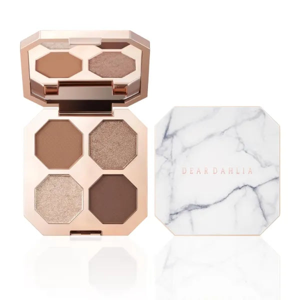 DEAR DAHLIA Dream Velvet Eyeshadow Palette – Vegan 4-Color Palette with Rich Matte & Shimmer Pigments
