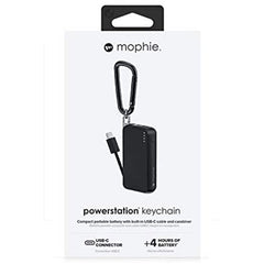 Mophie Power Bank Keychain (MOP401102519-V) Black