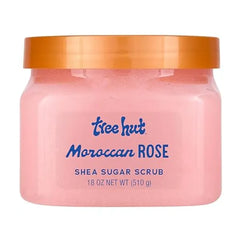 Tree Hut Shea Sugar Scrub, Exfoliating, Hydrating & Moisturizing Body Scrub with Shea Butter & Nourishing Essential Oils, Smooth & Soften Skin