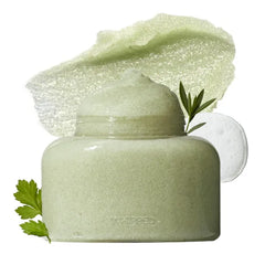 Whipped VEGAN SCRUB 210g (7.40 oz) | Soft as Gelato Texture, Enriched with Ceramide, Shea Butter & Niacinamide | 10x Finer than Sugar Scrubs | for Face & Body