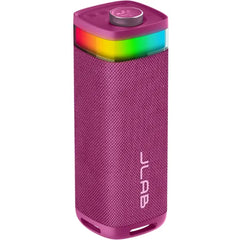 JLab JBuds Party Portable Bluetooth Speaker – Dual Drivers & Passive Woofers, 12H Playtime, IP56 Waterproof, RGB Lights & App Control