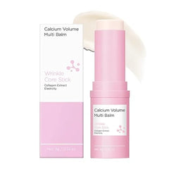 BANGFENG Cemenrete Calcium Volume Multi Balm Stick, Korean Collagen Moisturizing Glow, Hydrating & Anti Aging Almond Vitamin E for Face, Eyes, Lips & Neck