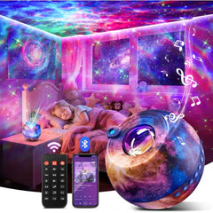 One Fire Galaxy Projector,15 Colors,Gifts for Girls&Women&Boys,White Noise