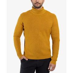 SPRING + MERCER Men's Ribbed Turtle Neck Sweater