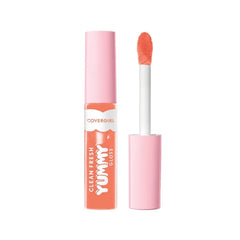 COVERGIRL Clean Fresh Yummy & Yummy Plumper Lip Gloss, Sheer, Natural Scents, Vegan Formula