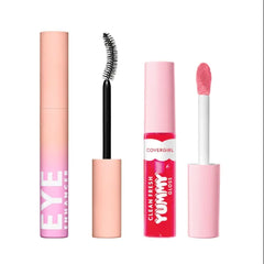 COVERGIRL Clean Fresh Yummy & Yummy Plumper Lip Gloss, Sheer, Natural Scents, Vegan Formula