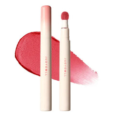 JUDYDOLL Cushion Matte Lip Cream, Hydrating Matte Lipstick with Tripeptide & Squalane, Lip Line Blurring, Velvet Lip Mud, Smudge-Proof,Long-Lasting, Non-craked