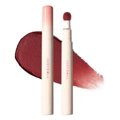 JUDYDOLL Cushion Matte Lip Cream, Hydrating Matte Lipstick with Tripeptide & Squalane, Lip Line Blurring, Velvet Lip Mud, Smudge-Proof,Long-Lasting, Non-craked