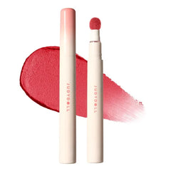 JUDYDOLL Cushion Matte Lip Cream, Hydrating Matte Lipstick with Tripeptide & Squalane, Lip Line Blurring, Velvet Lip Mud, Smudge-Proof,Long-Lasting, Non-craked