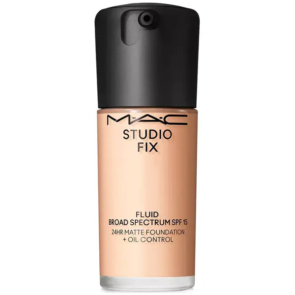 MAC Studio Fix Fluid SPF 15 24HR Matte Foundation with Oil Control for Long Lasting Coverage ,1 oz