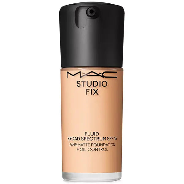 MAC Studio Fix Fluid SPF 15 24HR Matte Foundation with Oil Control for Long Lasting Coverage ,1 oz