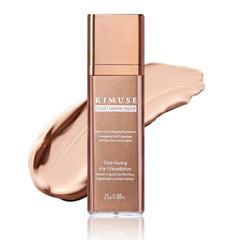 KIMUSE 4-in-1 Color Changing Foundation – Smart Shade, Waterproof, Long-Lasting Hydrating Tinted Moisturizer for All Skin Tones