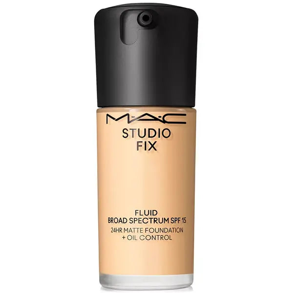 MAC Studio Fix Fluid SPF 15 24HR Matte Foundation with Oil Control for Long Lasting Coverage ,1 oz