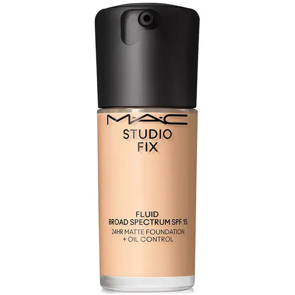 MAC Studio Fix Fluid SPF 15 24HR Matte Foundation with Oil Control for Long Lasting Coverage ,1 oz