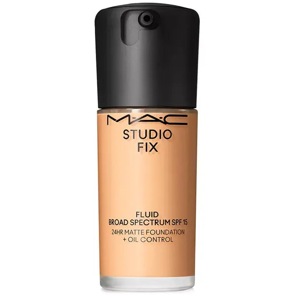 MAC Studio Fix Fluid SPF 15 24HR Matte Foundation with Oil Control for Long Lasting Coverage ,1 oz