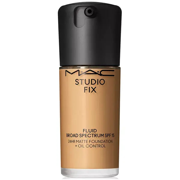 MAC Studio Fix Fluid SPF 15 24HR Matte Foundation with Oil Control for Long Lasting Coverage ,1 oz