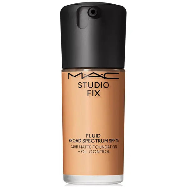 MAC Studio Fix Fluid SPF 15 24HR Matte Foundation with Oil Control for Long Lasting Coverage ,1 oz