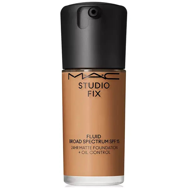 MAC Studio Fix Fluid SPF 15 24HR Matte Foundation with Oil Control for Long Lasting Coverage ,1 oz