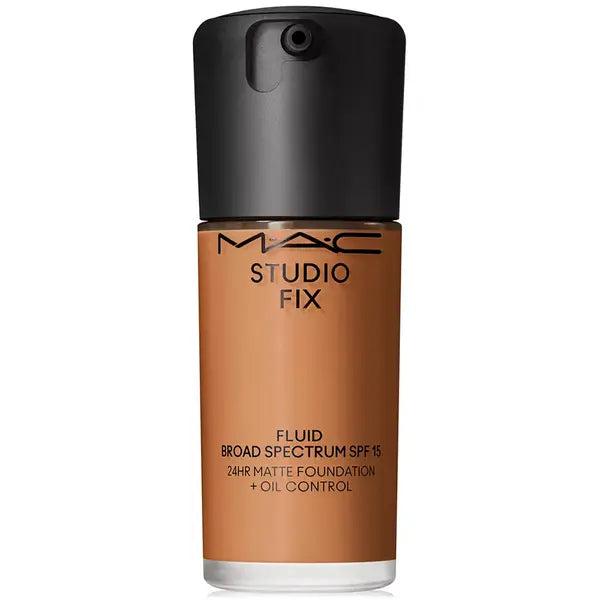 MAC Studio Fix Fluid SPF 15 24HR Matte Foundation with Oil Control for Long Lasting Coverage ,1 oz