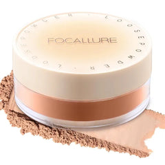 FOCALLURE Loose Setting Powder,Long Lasting Oil Control Face Powder,Lightweight Face Finishing Powder, Shimmer and Skin-Smoothing Makeup Powder