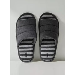 Quilted | Striped Bedroom Slides