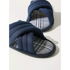 Checked | Cross Strap Bedroom Slides