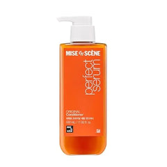 Mise En Scene Perfect Serum Super Rich Shampoo Korean Shampoo for Severely Damaged Hair Anti Frizz, Hydrating, Nourishing Korean Hair Care with Moroccan Oil, Jojoba Seed