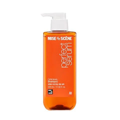 Mise En Scene Perfect Serum Super Rich Shampoo Korean Shampoo for Severely Damaged Hair Anti Frizz, Hydrating, Nourishing Korean Hair Care with Moroccan Oil, Jojoba Seed