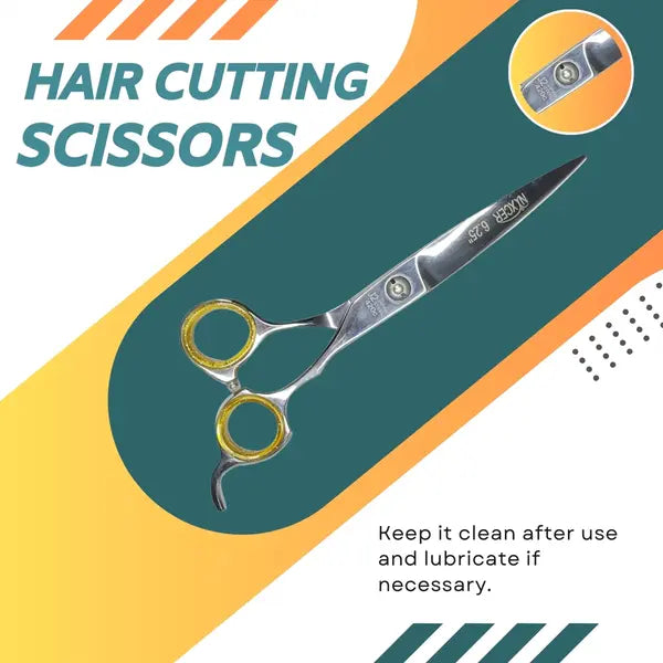 Nixcer Professional Series 6.25” Broad Blade Razor Edge Hair Scissors ...