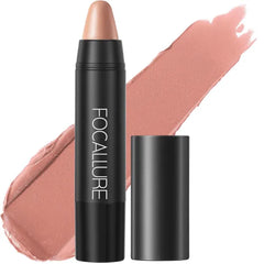 FOCALLURE Ultra Chic Metallic Lipstick,Rich Vitamin E Lip Crayon, Lightweight Shinning Color without Drying or Fading, Long Lasting Lips Makeup