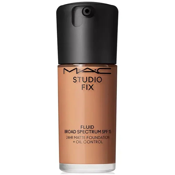 MAC Studio Fix Fluid SPF 15 24HR Matte Foundation with Oil Control for Long Lasting Coverage ,1 oz