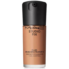 MAC Studio Fix Fluid SPF 15 24HR Matte Foundation with Oil Control for Long Lasting Coverage ,1 oz