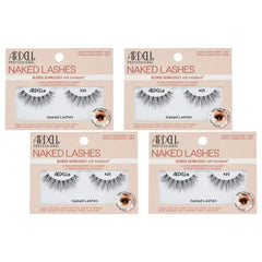 Ardell Naked Lashes Natural 423 with Invisiband – Natural False Eyelashes, Lightweight Strip Lashes for Soft Volume, 4 Pairs