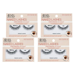Ardell Naked Lashes Natural 423 with Invisiband – Natural False Eyelashes, Lightweight Strip Lashes for Soft Volume, 4 Pairs