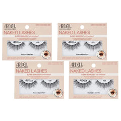 Ardell Naked Lashes Natural 423 with Invisiband – Natural False Eyelashes, Lightweight Strip Lashes for Soft Volume, 4 Pairs