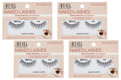 Ardell Naked Lashes Natural 423 with Invisiband – Natural False Eyelashes, Lightweight Strip Lashes for Soft Volume, 4 Pairs