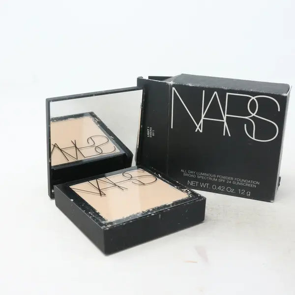 Nars All Day Luminous Powder Foundation Spf 24 0.42oz Light 1 Siberia