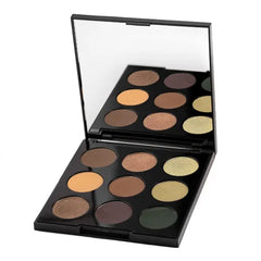 Palladio Ultimate 9-Count Eyeshadow Palette, Talc-Free Formula, High Pigmented Shades in A Mix of Matte & Shimmer Finishes, Blendable Long Lasting Colorful Professional-Grade Makeup