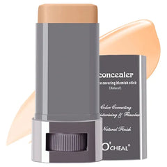 O'CHEAL Hydrating Concealer Stick, Full Coverage Face Makeup for All Skin Types, Moisturizing, Long Lasting, Waterproof, Brighten, Lightweight Tinted Contour Stick Foundation for Women