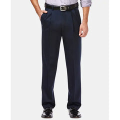 Haggar Men's Premium No Iron Khaki Classic Fit Pant