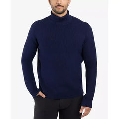 SPRING + MERCER Men's Ribbed Turtle Neck Sweater