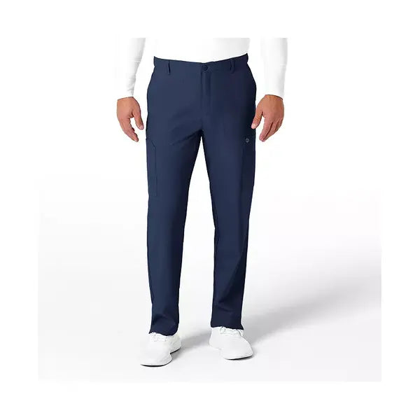 Wink Men's W123 Flat-Front Utility Cargo Scrub Pant
